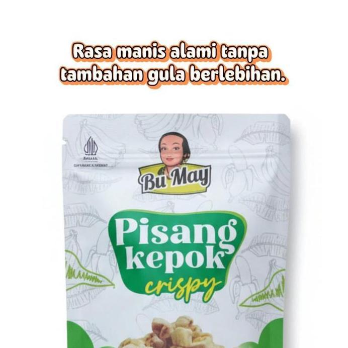 Keripik Pisang Kepok Merk Bu May Enak dan Praktis Jajanan Olahan Pisang Oleh oleh Khas Surabaya