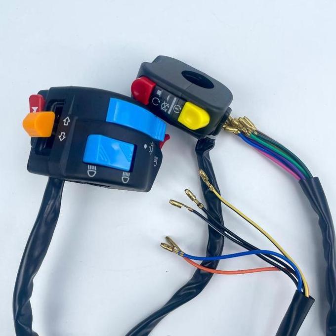 Saklar Vixion Kiri/Kanan Biru Merah Kuning Saklar Set Vixion Kanan Kiri