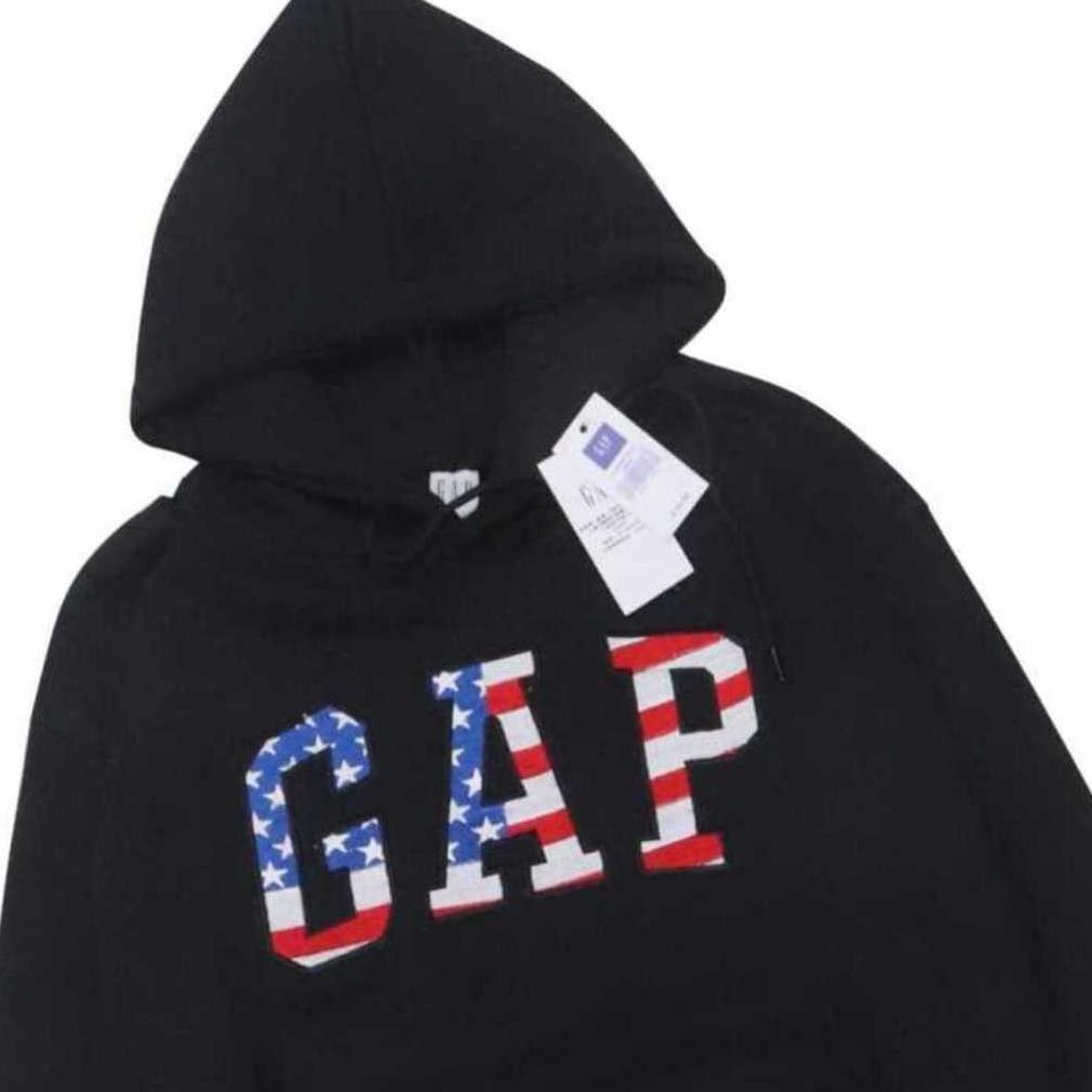 SUPER DEAL Jaket gap - Hoodie GAP Navy Teks Kuning Bordir Uniseks Premium Size M sampai XXL Dewasa 2
