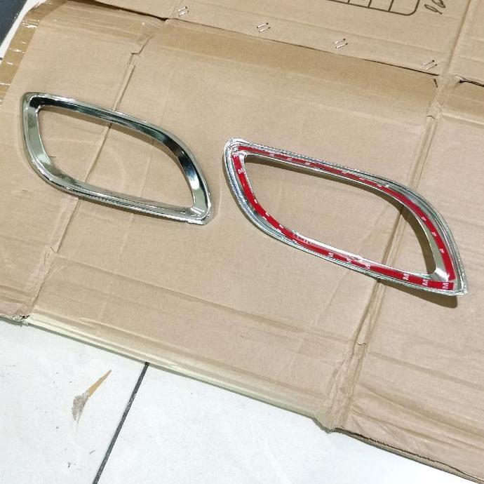 Promo Cover Ring Foglamp New Yaris 2012 Garnish Fog Lamp Chrome Cod