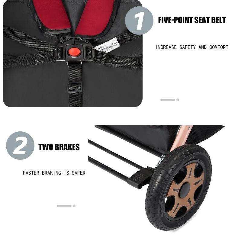 ESTAVELLE MMFLIGHT STROLLER BAYI LIPAT TRAVELLING KERETA DORONG BAYI STROLLER BABY NEWBORN 0-3 TAHUN