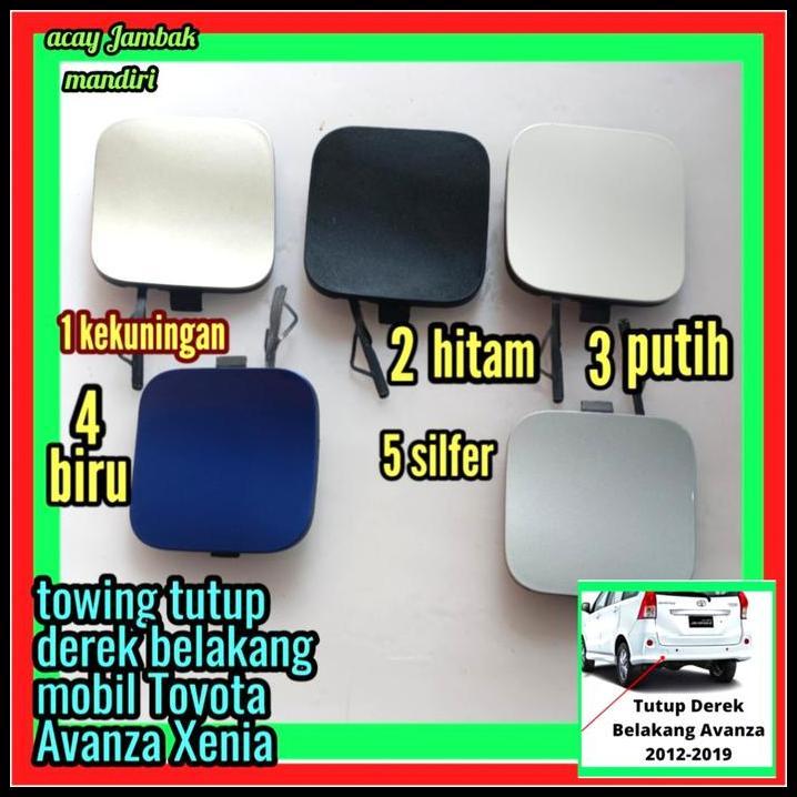 TERBARU TUTUP DEREK BEMPER BELAKANG MOBIL TOYOTA AVANZA XENIA 2012-2018 
