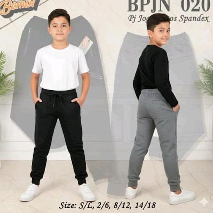 Weareyou- Ppn052/Ppn051 Joger Celana Bombi Kaos Panjang Bahan Kaos Joger Usia 2 Tahun Sampai 15 Tahu