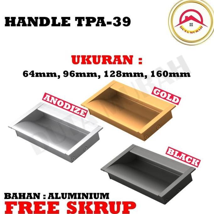AYOBAKUL TARIKAN LACI TANAM / HANDLE LACI TANAM TPA 39 BLACK DAN GOLD HUBEN