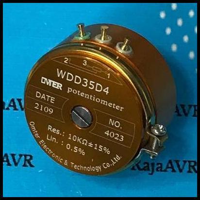 TERLARIS POTENSIOMETER PLASTIC CONDUCTIVE LINEAR WDD35-D4 10K OHM