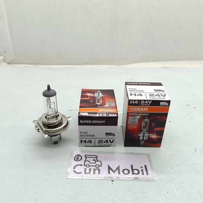 Bohlam Halogen H4 24V 130/90W Osram Terbaru