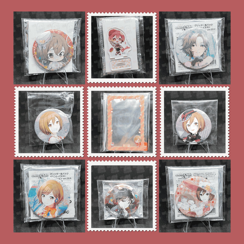 [OFFICIAL MERCH] Project Sekai MEIKO Pin Badge Hard Case ePick Sanrio Mini Acrylic