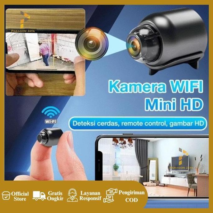 6goflanss - Kamera WIFI mini HD 1080p camera cctv kamera kecil camera mini bluetooth Kamera Penginta