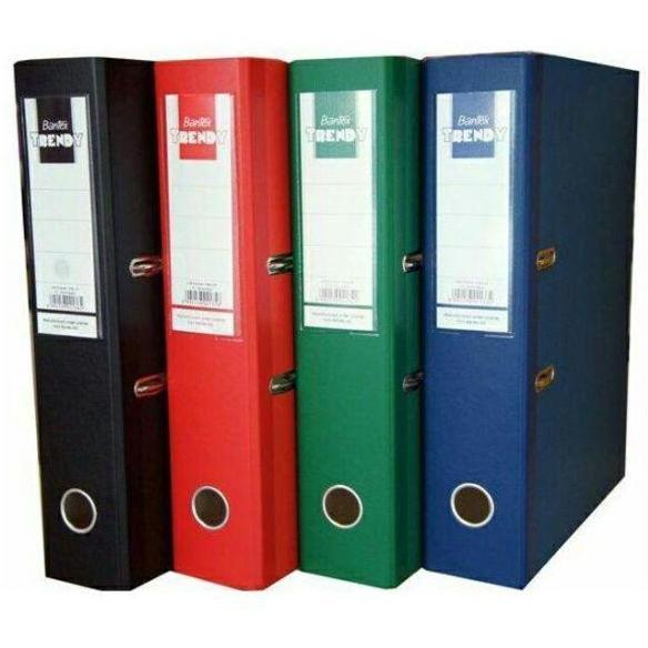 Goplan- Ordner Bantex Trendy Warna Hitam Merah Hijau Biru Folio 1776 7Cm