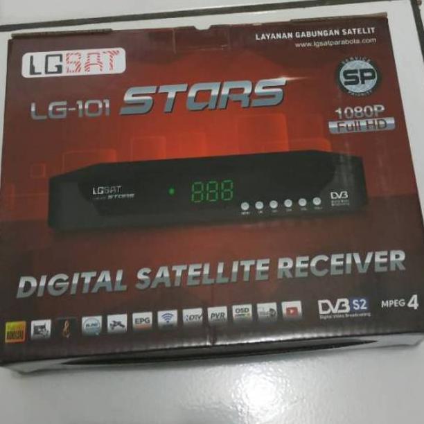 VELZASHOP RECEIVER PARABOLA LGSAT STARS  STAR GARDINER OTTIMO INCLUDE VOUCHER 50RB  BY K VISION KVIS