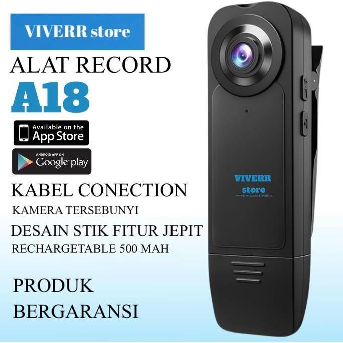 6goflanss - Kamera Pemantau Jarak Jauh A18 Kamera Pemantau Jarak Jauh WiFi, Klip. Cctv Wireless Came
