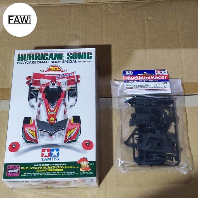 Tamiya Sfm Carbon 95239 Bundle Tamiya Hurricane Sonic 30Th Anniversary 95603