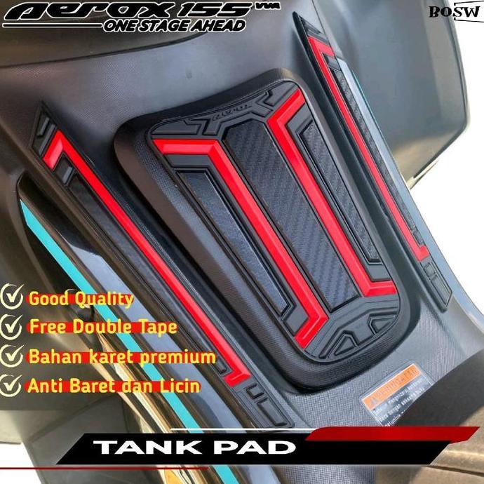 Tankpad Aerox 155 Connected Aksesoris Deckpad Aerox Bahan Karet Motor Sporty