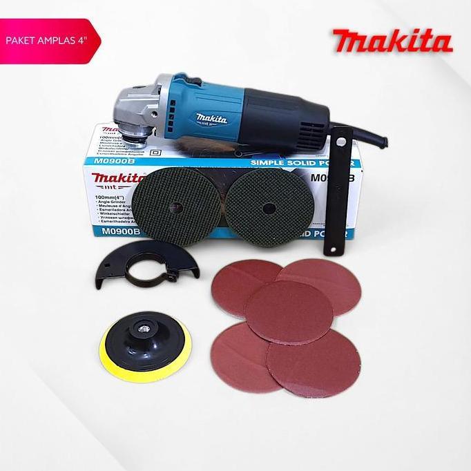 Promo Paket Lengkap Mesin Gerinda Makita M0900B + Mata Potong Kayu 4"X40 Yozuri + Mata Potong Kerami