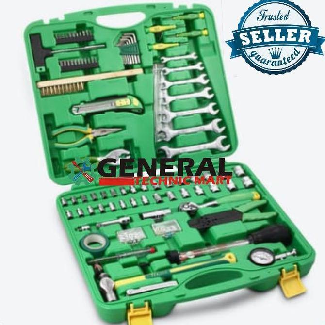 Ready Tekiro Mechanic Tool 130 pcs / Tekiro Tool Set Tool Kit