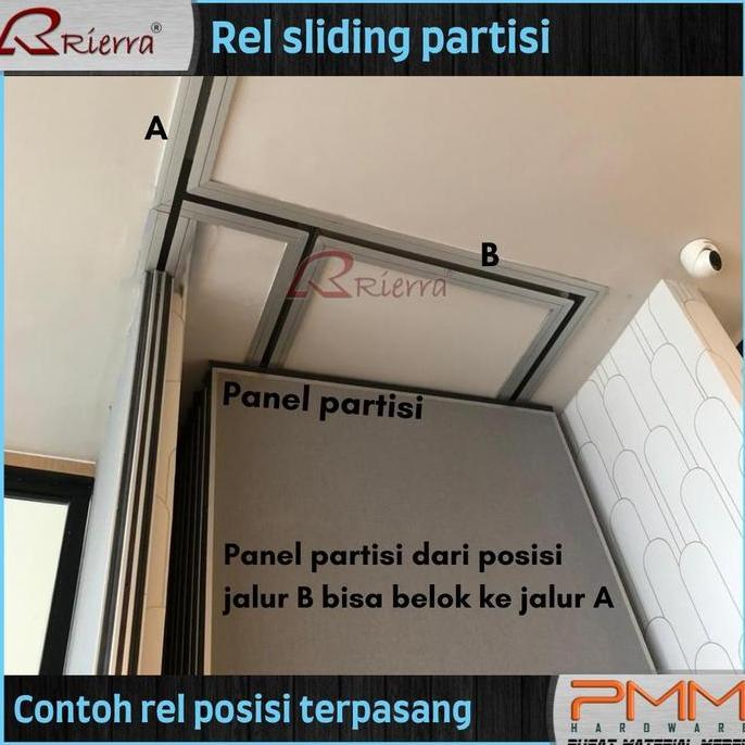 RIERRA WOODEN SLIDING FOLDING DOOR UNTUK PARTISI PINTU KAYU