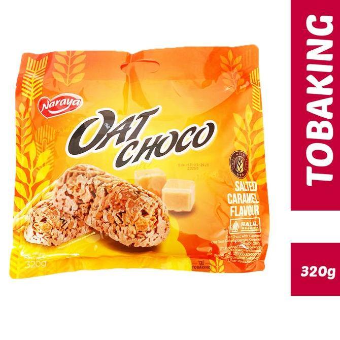 tebagidas11 - naraya oat choco salted caramel 320gr oat snack
