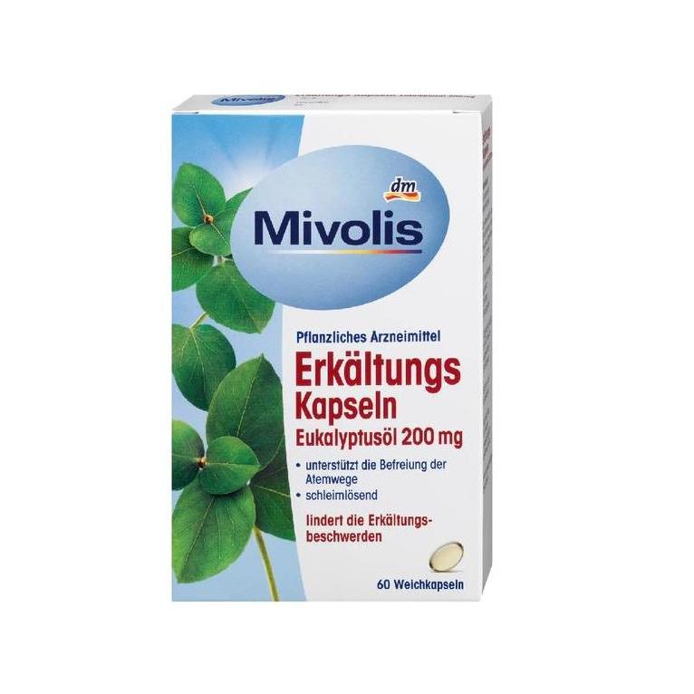 Mivolis Erkltungskapseln Eukalyptusl | Eucalyptus Capsul, 60 capsul