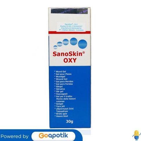 SANOSKIN OXY GEL ISI 30 GRAM TUBE