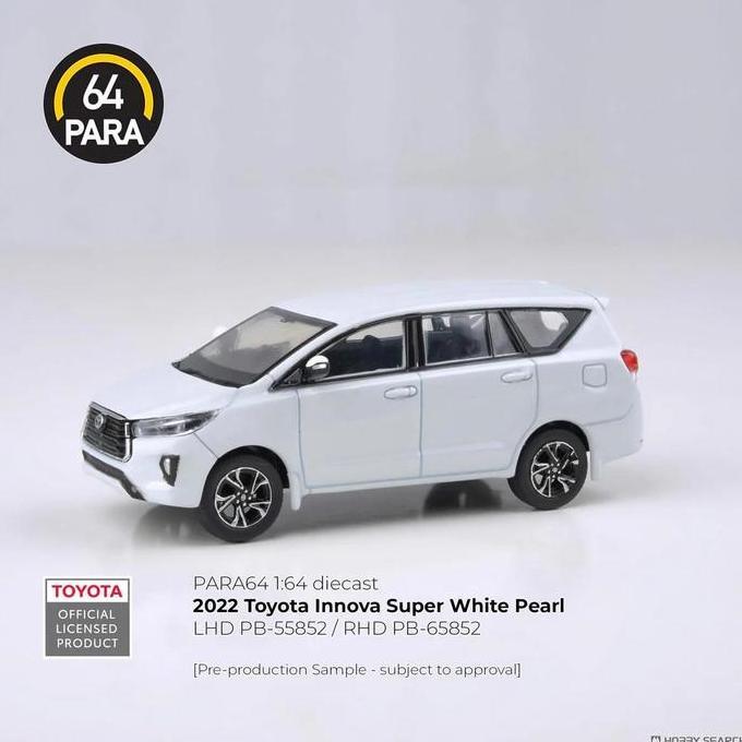 Para64 2022 Toyota Kijang Innova Super White Pearl putih RHD PB-65852 MPV Indonesia 2025 Special Pro
