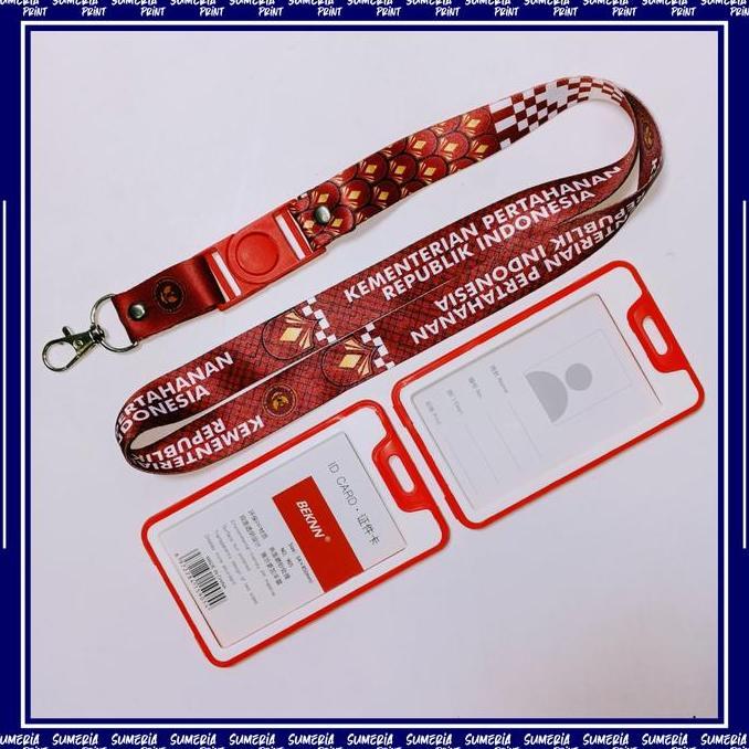 Lanyard Tali Gantungan Id Card KEMHAN (Kementerian Pertahanan)