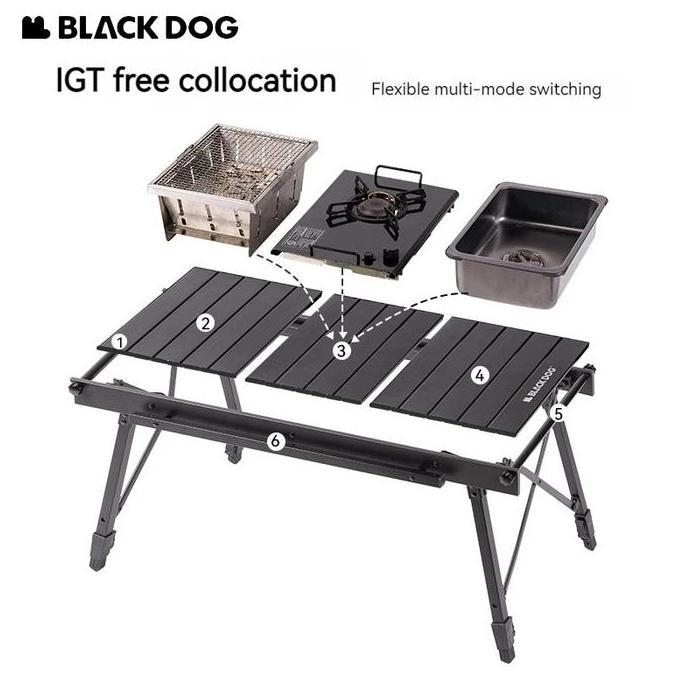 BLACKDOG Table Folding Meja Lipat IGT Camping Outdoor