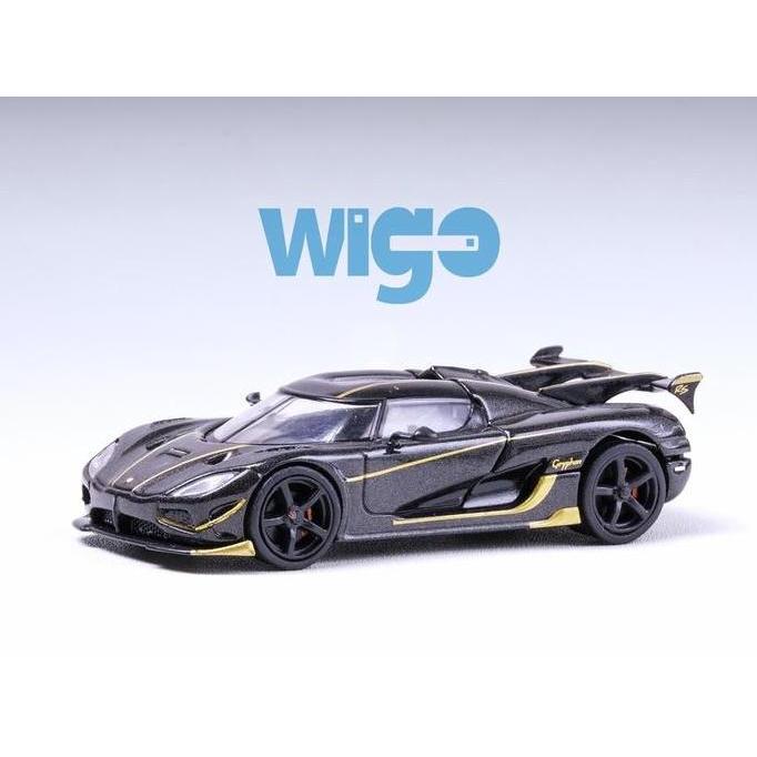 Tarmac Works LOOSE Koenigsegg Agera RS hitam Diecast