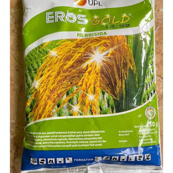 Herbisida Pembeku Biji Gulma Padi Eros Gold 250 Gram Original