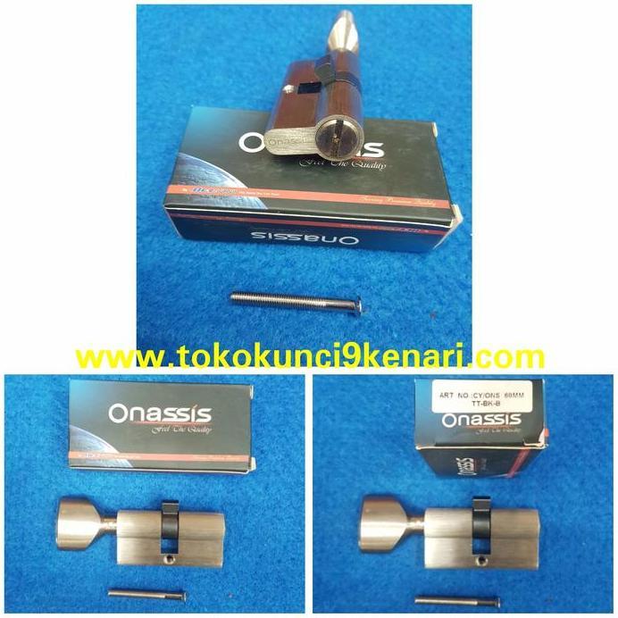 Silinder Onassis Knob Coin | Cylinder CY/ONS 60mm TT-BK-B