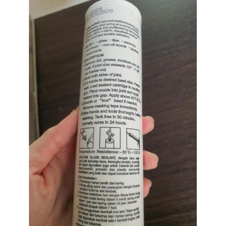 Ready LEM 100% SILICONE SEALANT DEXTONE // LEM KACA LOGAM KERAMIK KARET DEXTONE DAN YOZURI