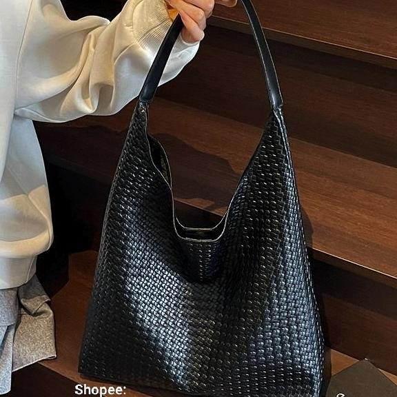 (Import Korea) Tote Bag Tas Bahu Wanita Tas Bahu Besar Tas Bahu Traveling