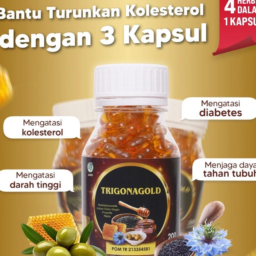 Trigona Gold - Habbatussauda Extra Propolis Habatusauda Original Asli 100 200 Kapsul
