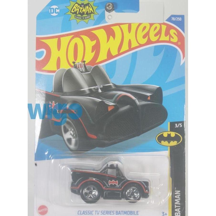 Hot Wheels Classic TV Series Batmobile hitam Lot D 2022 Hotwheels