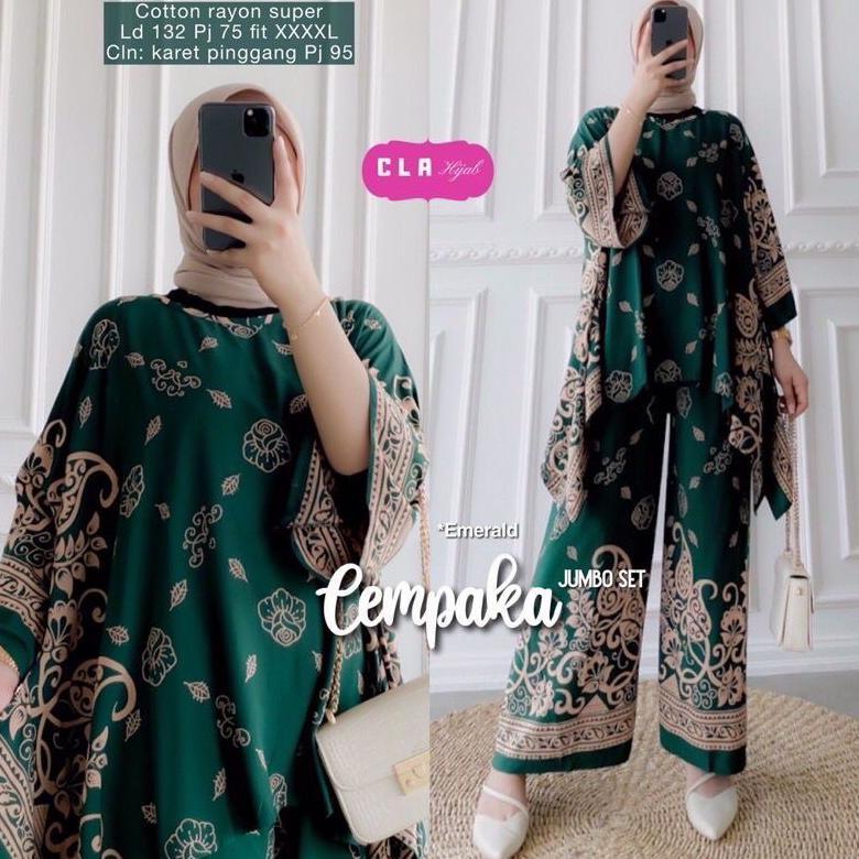 HOT DEALS FRAYABATIK | SETELAN JUMBO WAKA ELIFT | SET RAYON TERBARU | ONE SET BUSUI FRIENDLY