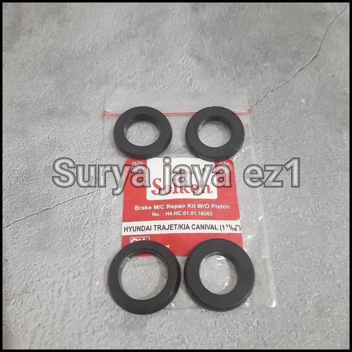 BEST DEAL SEAL KIT MASTER KARET REM CENTRAL ATAS HYUNDAI TRAJET KIA CARNIVAL 1SET 