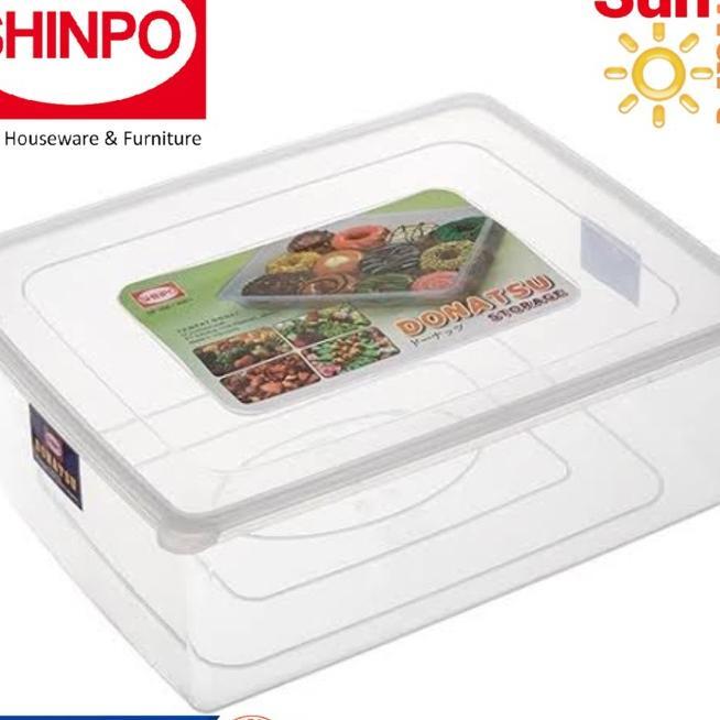 Tempat Donat Box Donat Shinpo Plastik Tinggi / Donut Box Tebal Shinpo