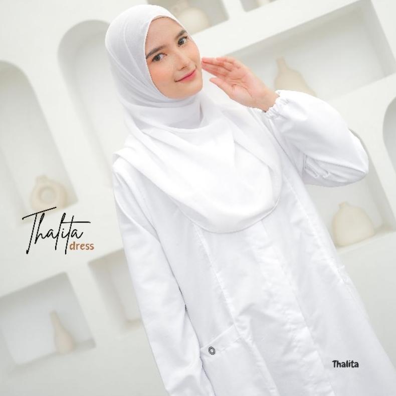 Gamis Manasik Haji Umroh Daily Abaya Putih Toyobo Kualitas Terpercaya