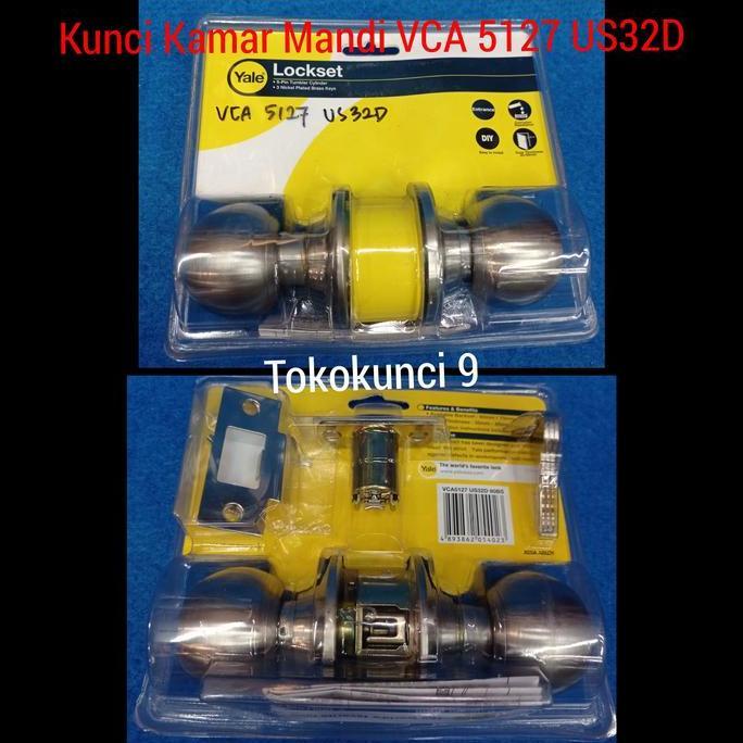 Kunci Bulat Yale VCA 5127 US32D Kunci Kamar Mandi Yale