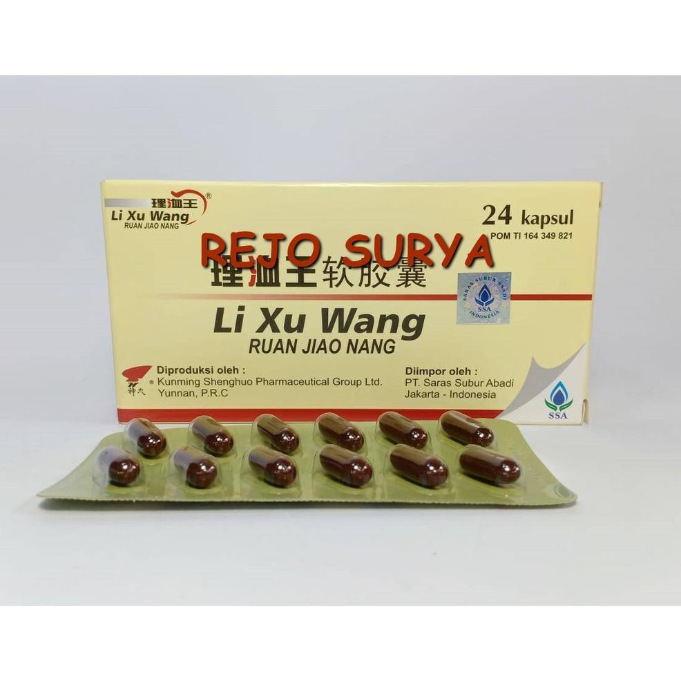Obat Jantung Stroke Li Xu Wang Ruan Jiao Nang