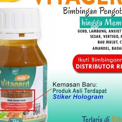 Madu Vitagerd Herbal Gerd Dan Asam Lambung Original Asli Ori
