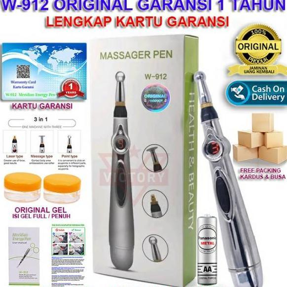 Garansi 1 Tahun W-912 Original Pena Akupuntur Elektronik Akupuntur Pen Meridian Energy Pen Refleksi