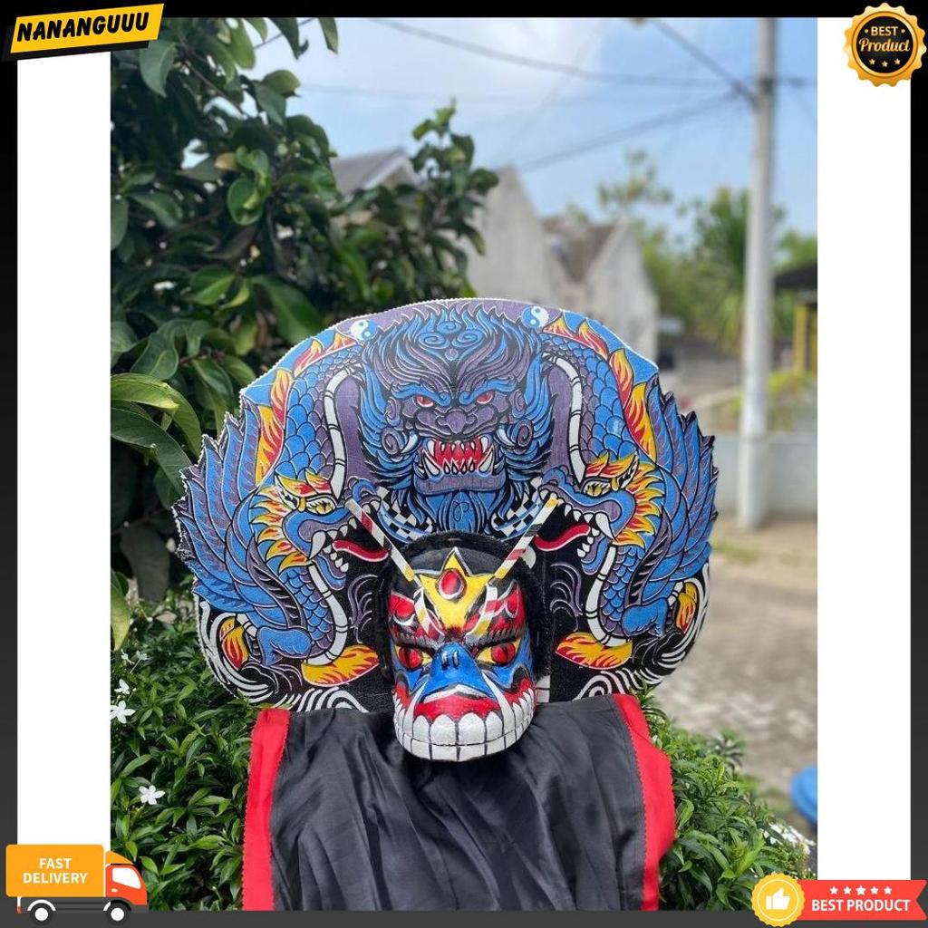 Kvt@24 Mainan Anak Tk-Sd Barongan Anak Spon Devil Macan Jumbo Termewah Real Pict Terlerenbarongan An