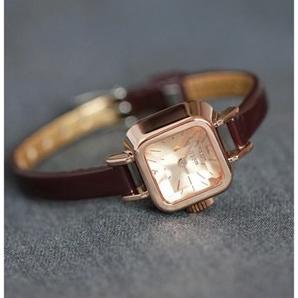 NEW DEALS Jam Tangan Kotak Jam Tangan Korea Model Kotak Jam Tangan Fashion Import Jam Tangan Wanita 