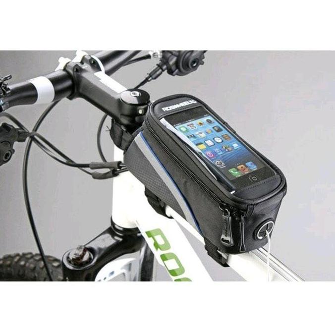Tas Hp Waterproof - Kantong Sepeda Mtb Stang Grip - Aksesoris Sepeda