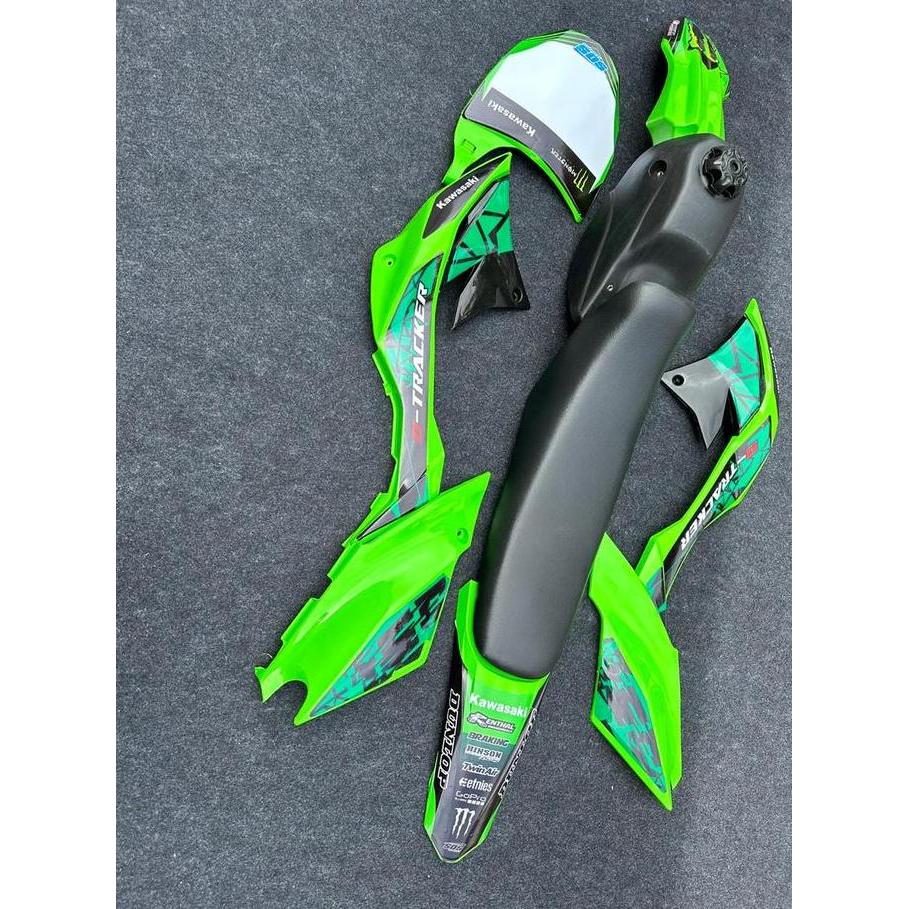 Ready body full set Klx 150 Dtracker New bodi fullset fulset Klx Dtracker New paket modif Fullbody D
