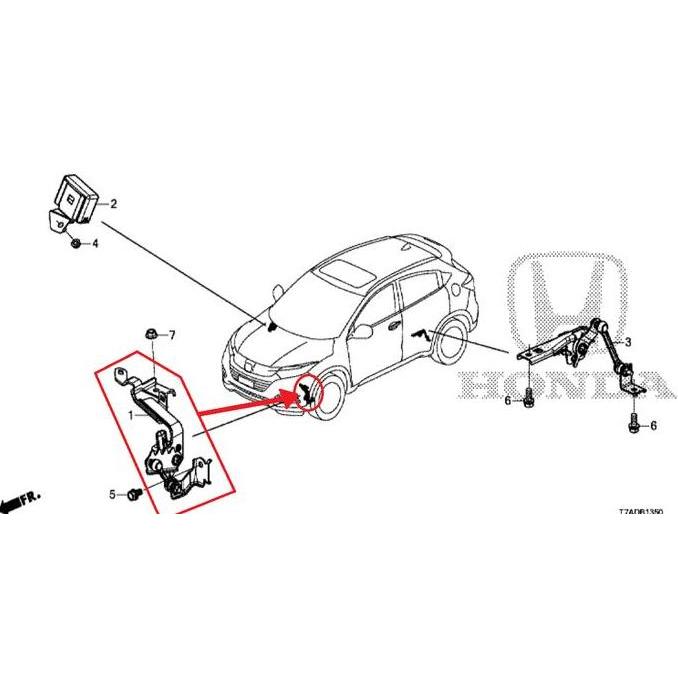 Sensor Lampu / Headlight Adjuster JAZZ GK5 & HRV 2015-2021 Original