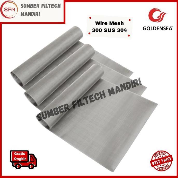 Wiremesh Ayakan Lebar SS304 #325 (Lebar 1.5m) Stainless / Saringan