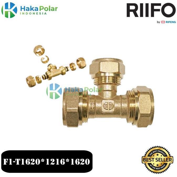 Unequal Tee Rifeng Riifo diameter 3/4"x1/2" F1-T1620x1216x1620