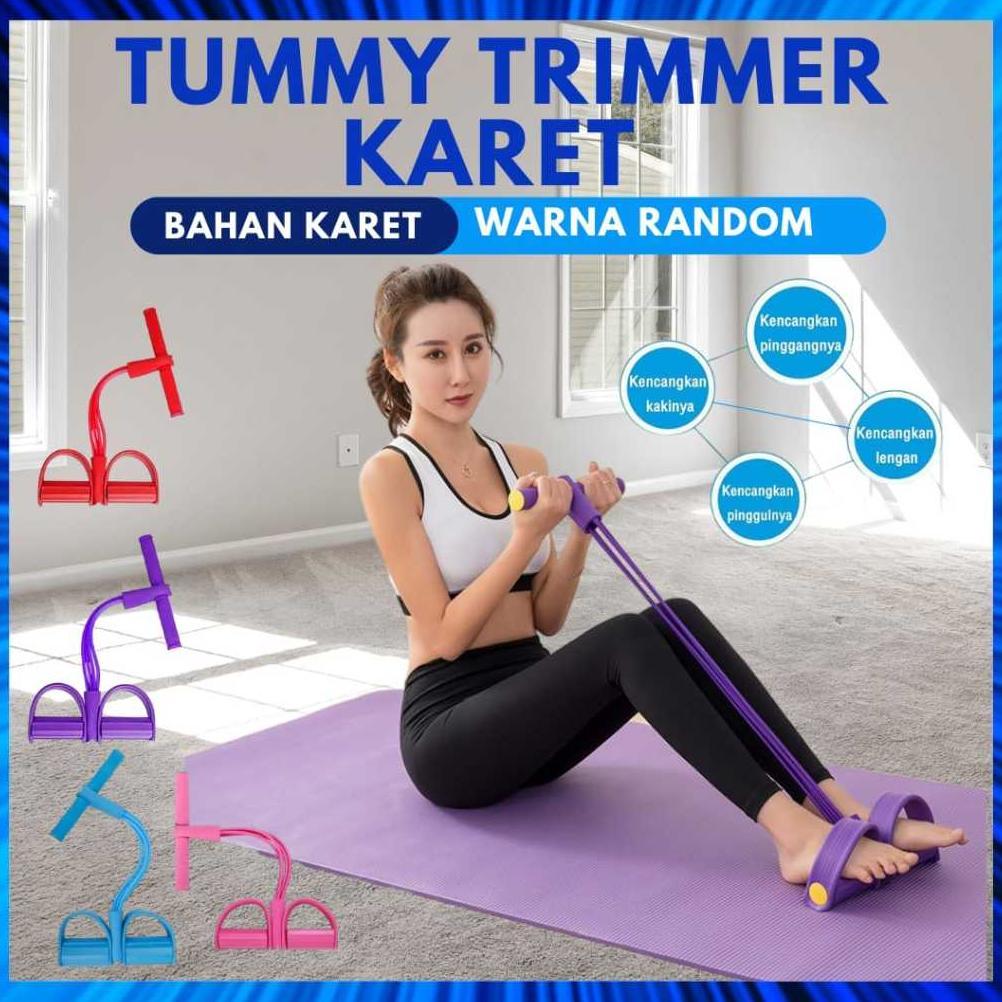 BESTPROMO KARET TUMMY TRIMMER ELASTIS ALAT OLAHRAGA GYM FITNESS SIT UP/ ALAT OLAHRAGA TUMMY TRIMMER 