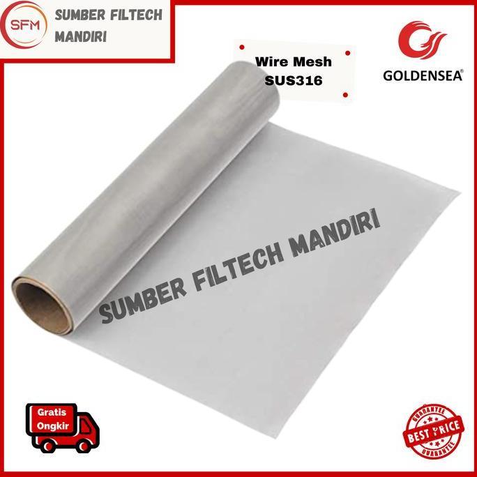 Wire Mesh Saringan SS 316 #325 Stainless Steel 316